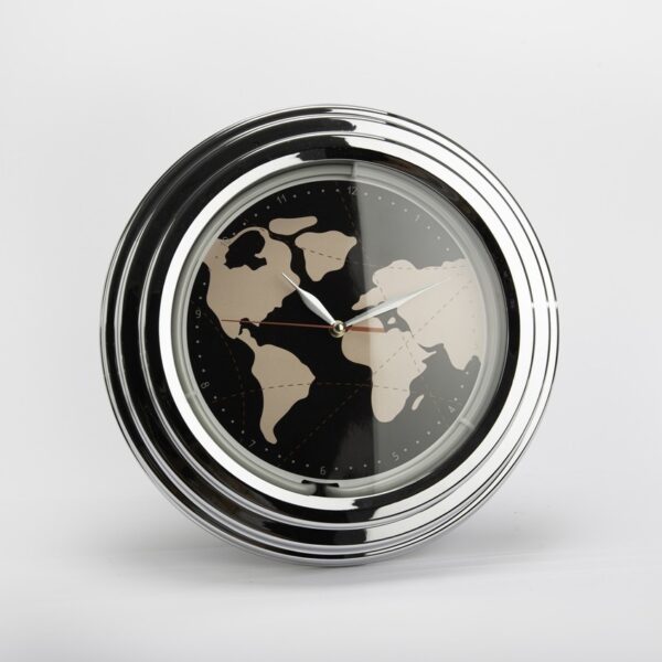 Reloj Neón Mapa Mundi