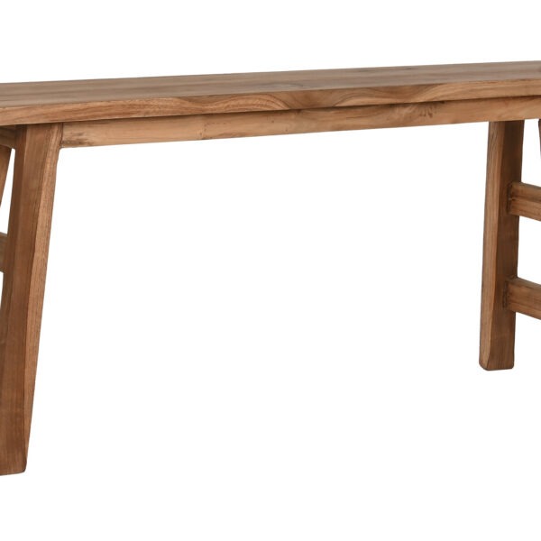 Banco de madera de teca 120 cm.