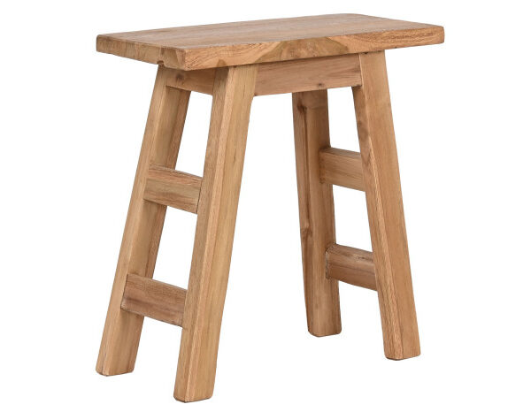 Banco de madera de teca 50 cm.