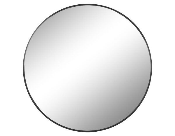 Espejo Redondo metal negro 80cm