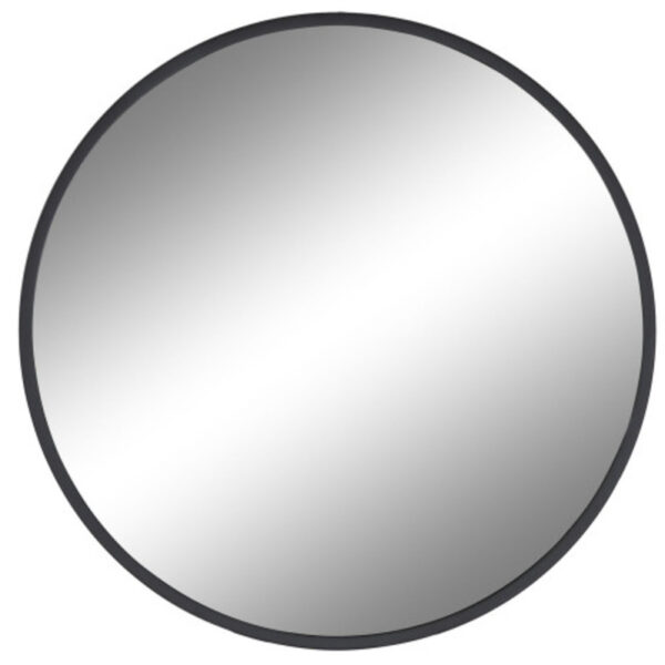 Espejo Redondo metal negro 60cm